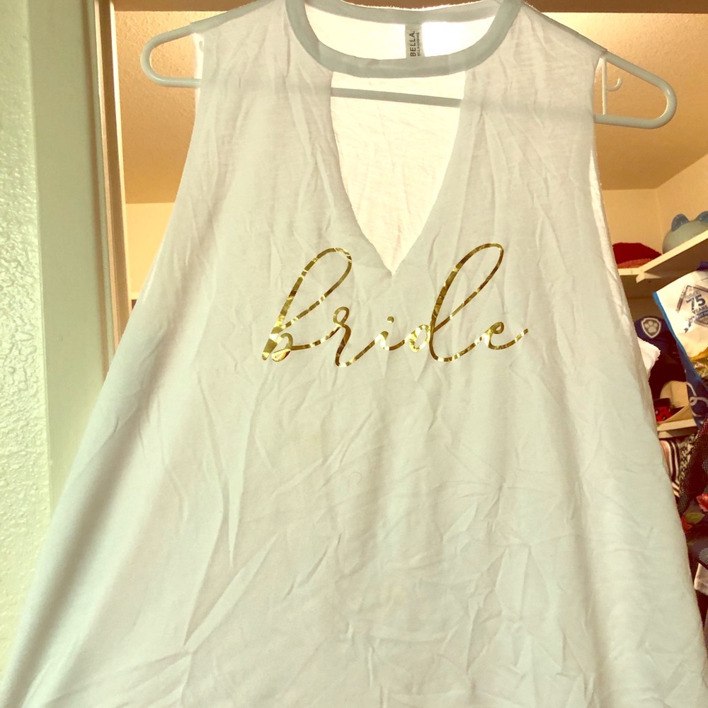 Float White Bride Tank Top